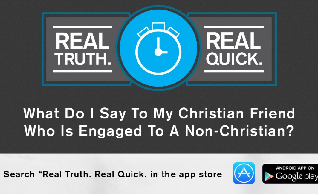 christian engaged married to non christian