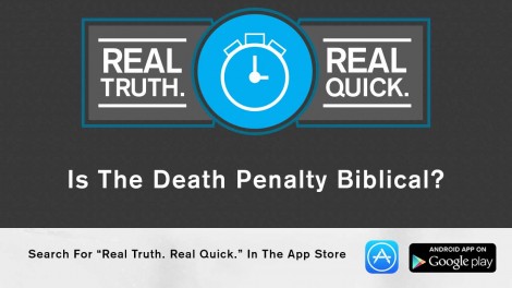 Death Penalty Biblical christian