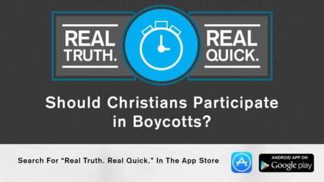 should Christians boycott