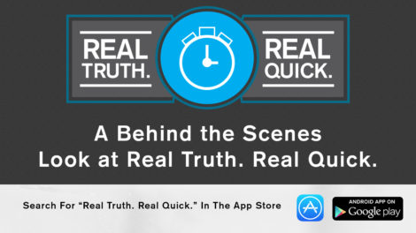 behind the scenes real truth real quick