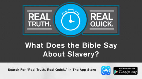 what does Bible say about slavery
