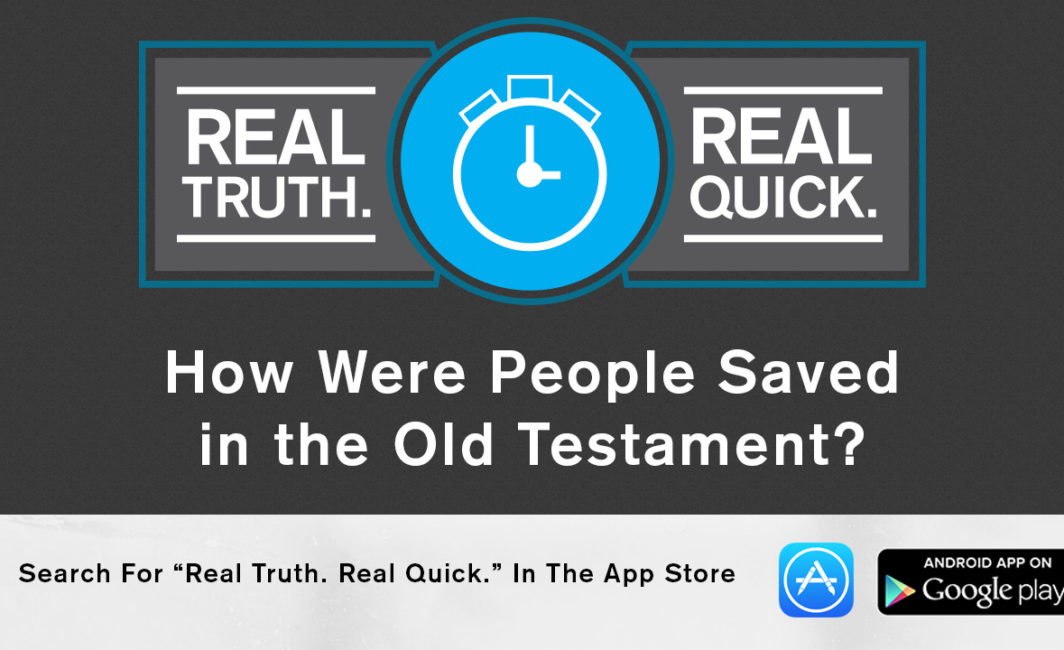how were people saved in the old testament